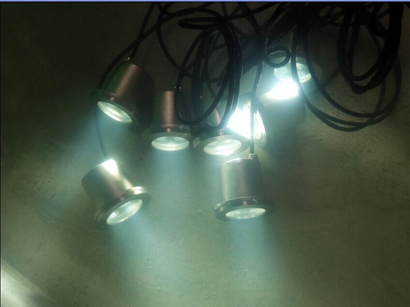 9W RGB LED Underwater Spotlight with Stainless Steel Bracket (JP90034)