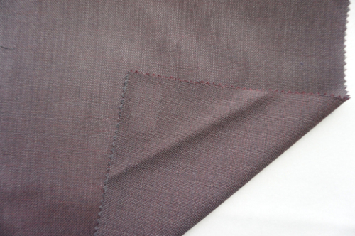 Dark Red Wool Fabric for Suit