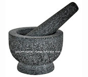 Marble Mortars and Pestles 9X6.5cm