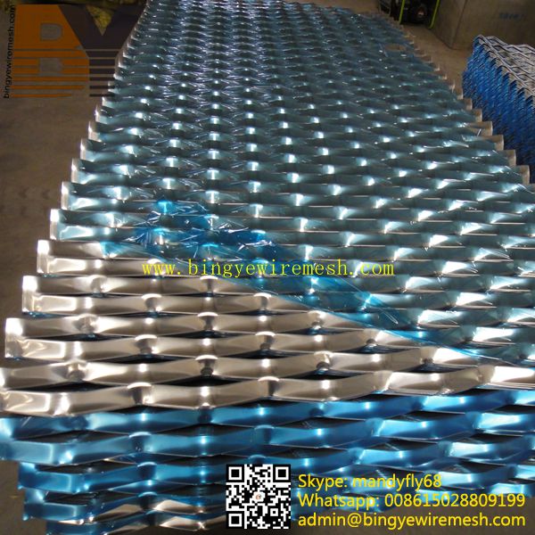 Rhombic Shaped Aluminium Expanded Metal Sheet