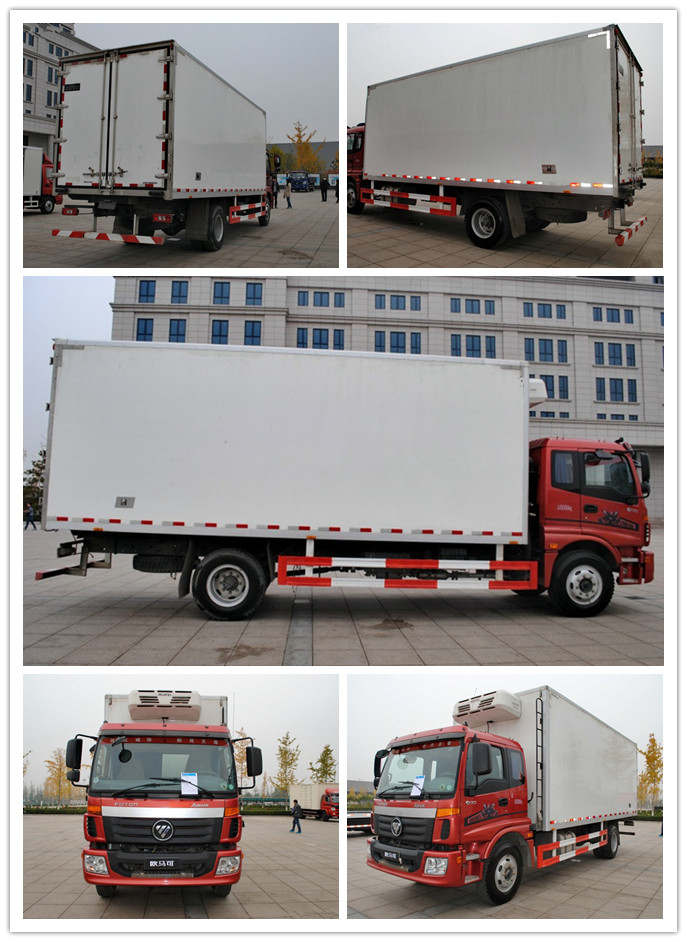 Heavy Duty Foton 4*2 10cbm Refrigerated Truck