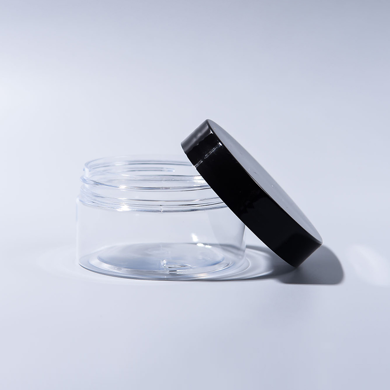 80ml Pet Jar Plastic Wide Mouth Jar for Candy for Food for Ice Cream for Cosmetic Food Grade with Plastic Caps