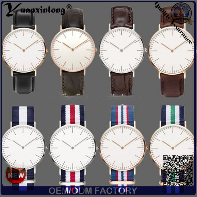 Yxl-622 Japan Movt. Stainless Steel Classical Nato Band Men Watch, Slim Nato Nylon Strap Dw Watches