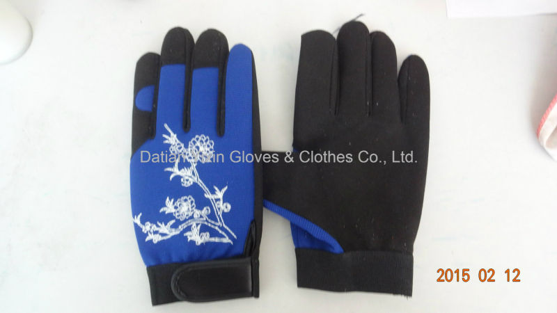 Mechanic Glove-Micro Fiber Glove-Leather Glove-Work Glove-Protected Glove-Labor Glove