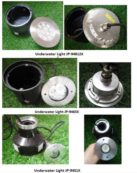 12W 6W Recessed Waterproof Underwater Swimming Pool Light Stainless Steel (JP94762)