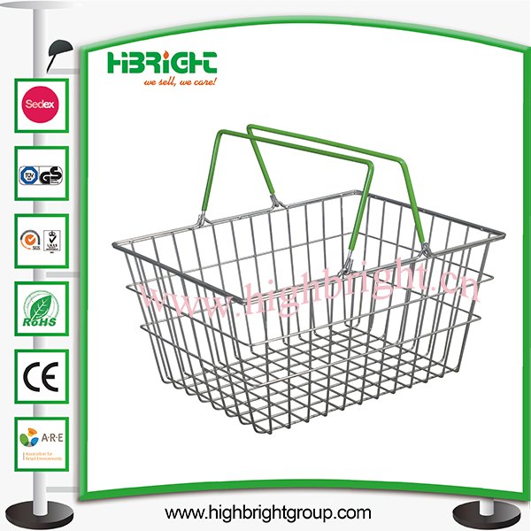 Shop/Supermarket Metal Wire Shopping Basket