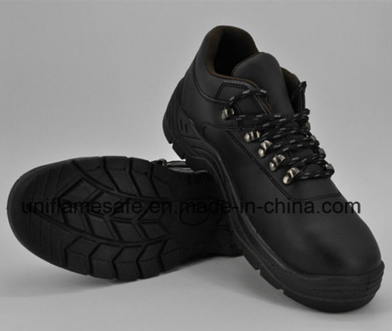 Ufb058 Black Steel Safety Shoes Safety Footwear