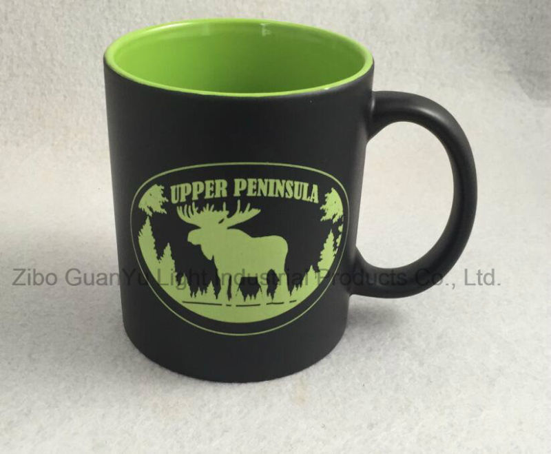 Laser Engraved Mug, Color Coating Mug with Laser Engraving