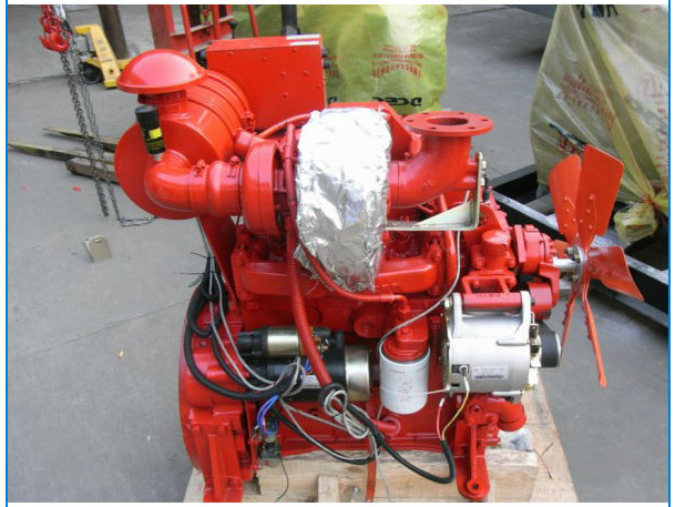 Cummins 4BTA3.9 Diesel Engine Used for Fire Pump