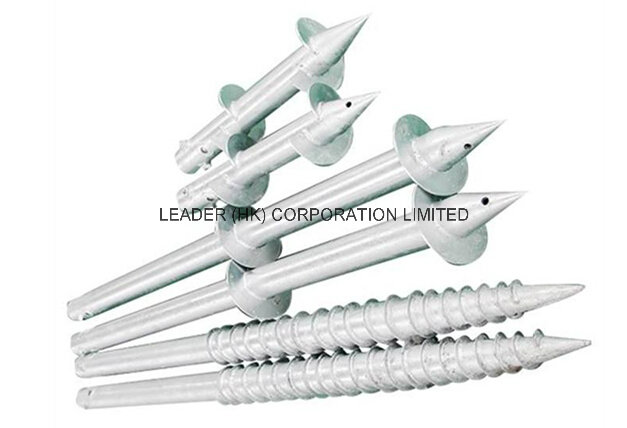 Hot DIP Galvanized Ground Anchor, Ground Screw for Solar Systems