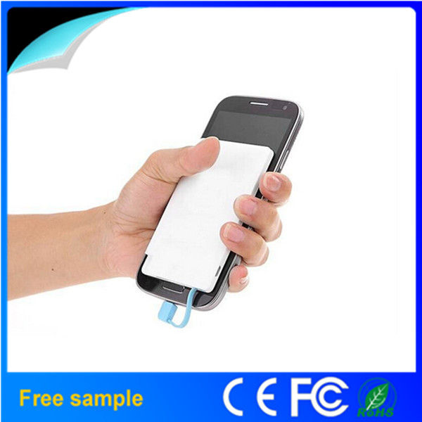 2015credit Card Size Power Bank with Built in Charge Cable Slim Power Banks Made in China