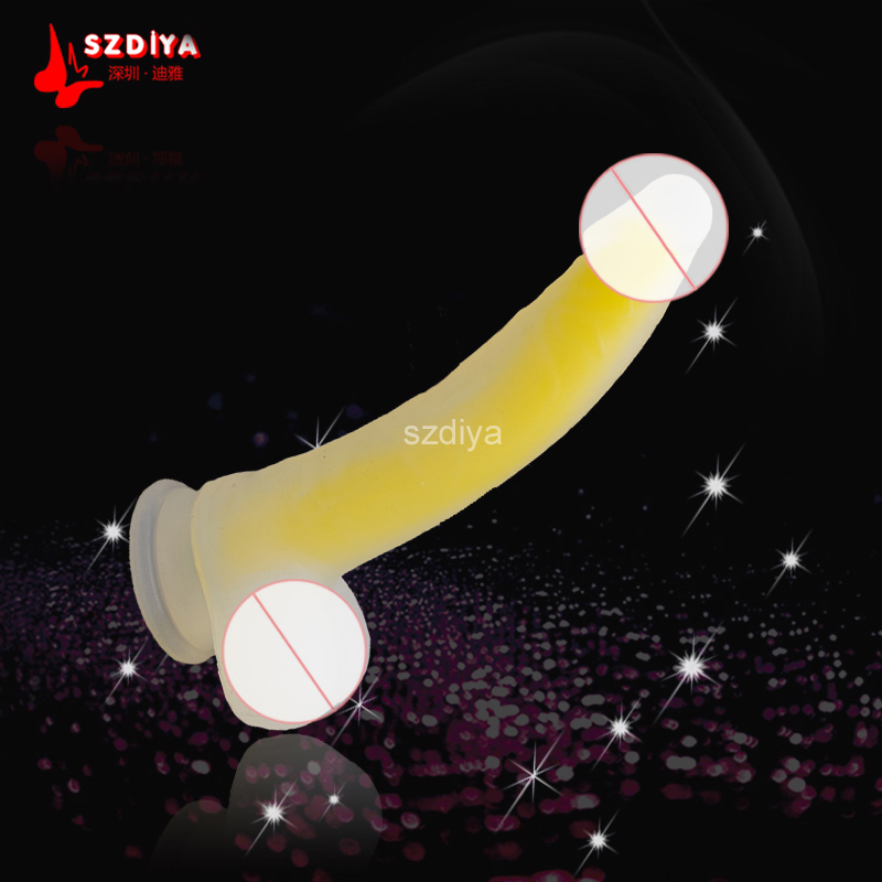 Realistic Dildo Waterproof Flexible Penis Sex Toys with Textured Shaft and Strong Suction Cup (DYAST375)