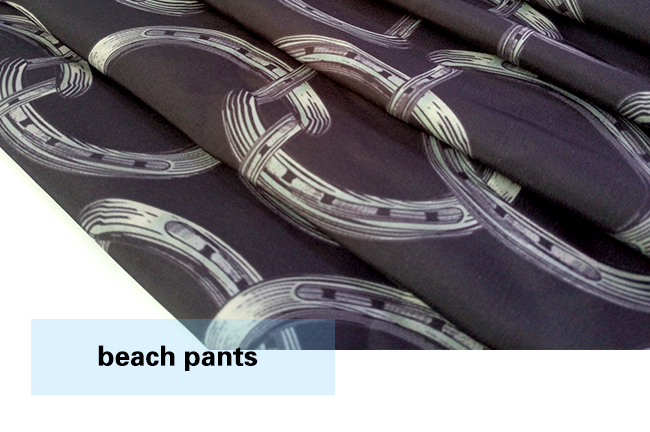 Polyester Brushed Printing Beachwear/ Casual Garment Fabric