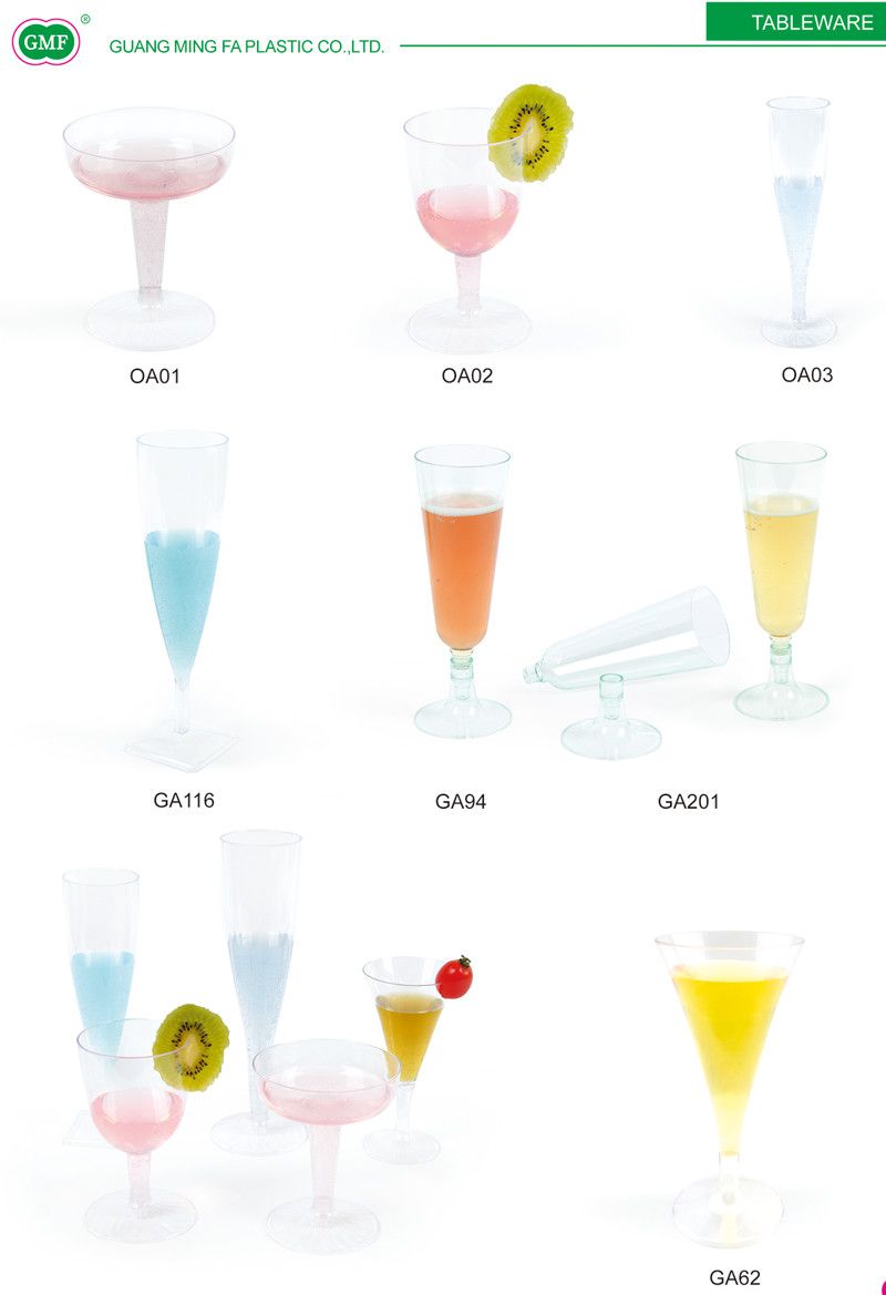 2 Oz Champagne Glasses Plastic Cup Bubbly Champagne Flutes