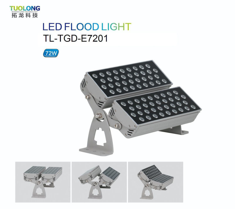 Super Bright DMX512 RGB 72W LED Flood Lighting for Project