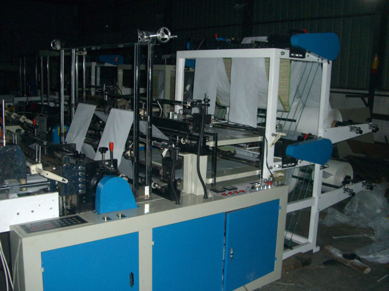 High-Speed Hot Sealing Cold Cutting Four Lines Bag Making Machine