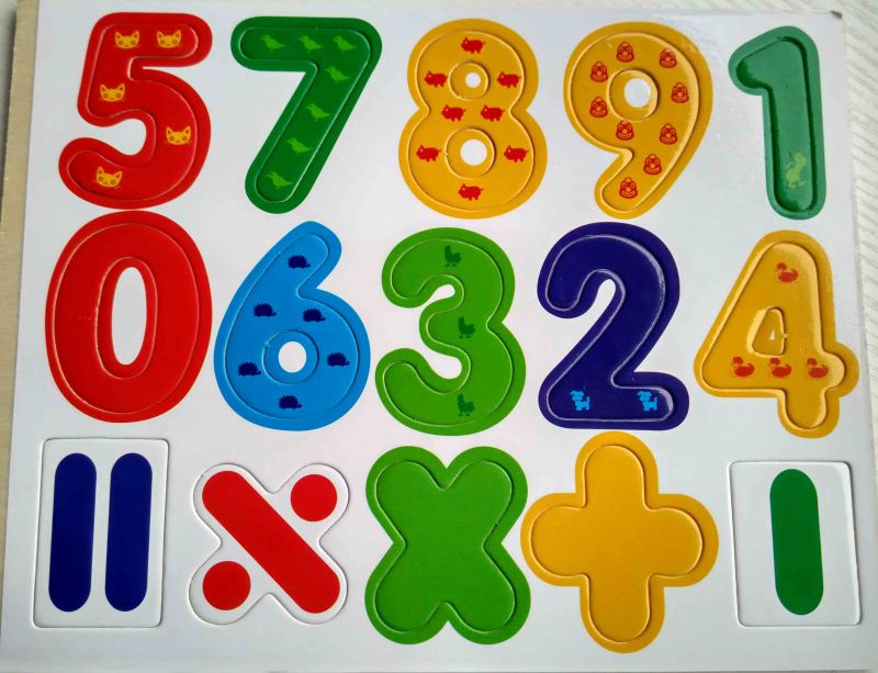 Wooden Educational Fridge Magnet Letters