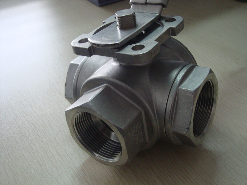 Three-Way Ball Valve with Mounting Pad (YZF-V11)