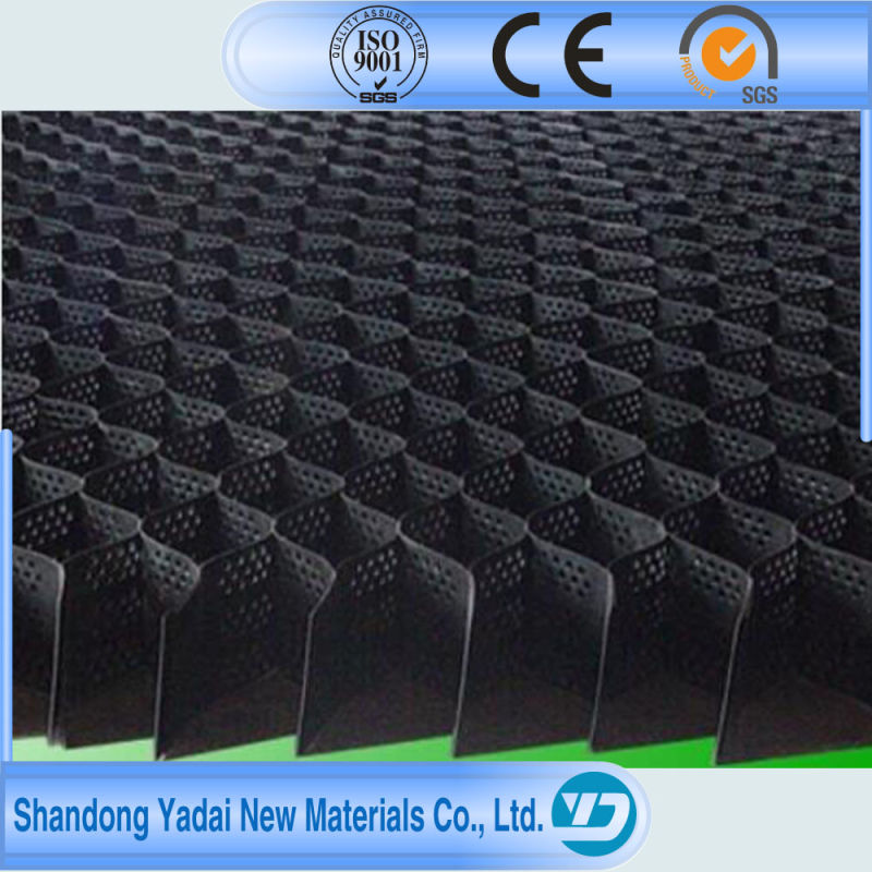 Grass Seed 50mm--200mm Cell HDPE Smooth Plastic Geocell Road Construction