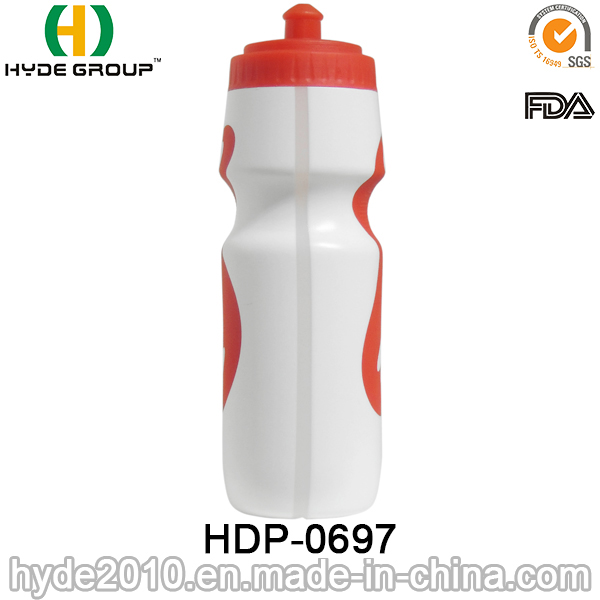 Portable BPA Free PE Plastic Sport Water Bottle (HDP-0697)