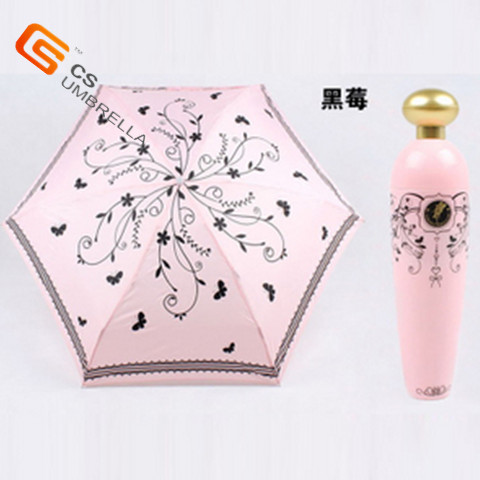 Lovely Print Perfume Bottle Umbrella (YS-3FB02A)