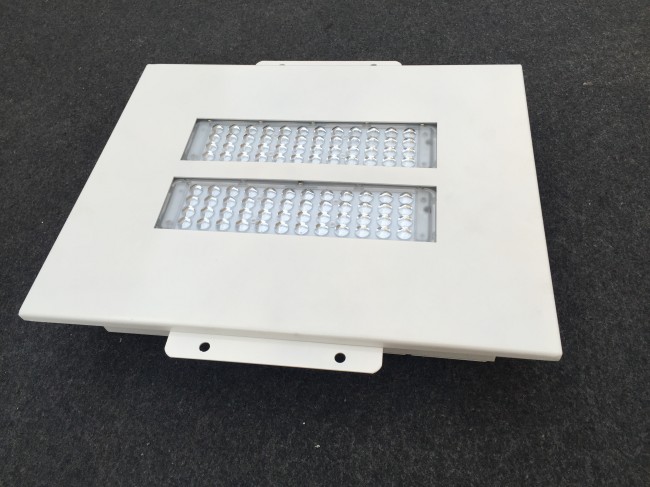 White Color 100W Petrol Station Gas Station Hanging or Recessed Canopy LED Light IP65