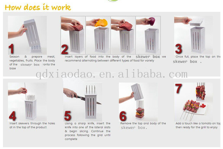 New Style Kebab Maker, Kebab Maker Box, Shish Kabob Maker