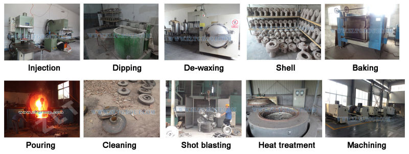 Investment Lost Wax Casting Closed CD4mcun Pump Impeller