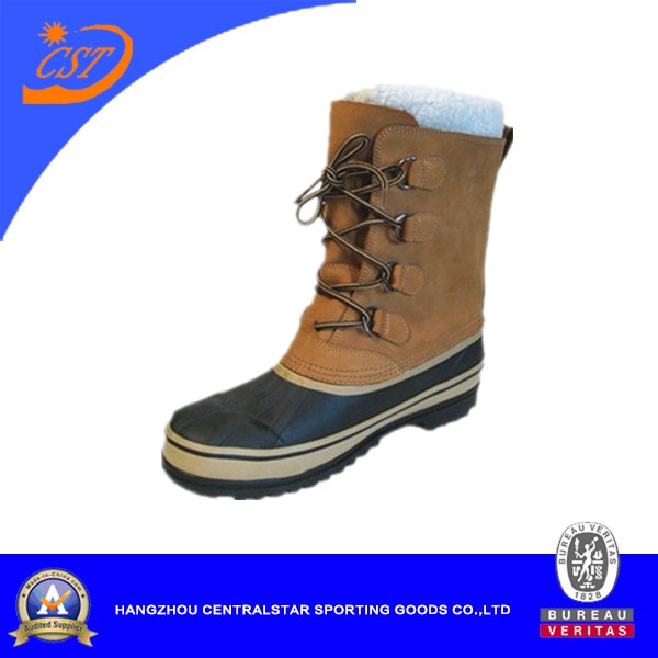 Leather Snow Boots for Men