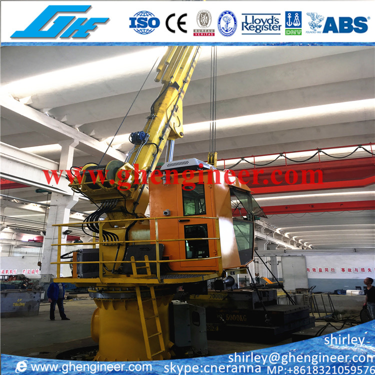 0.85t@31m Telescopic Boom Marine Offshore Crane