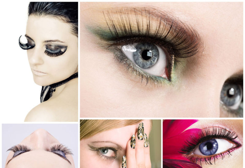 Colorful Creative Makeup Eyelash Stage Cosplay False Eyelashes