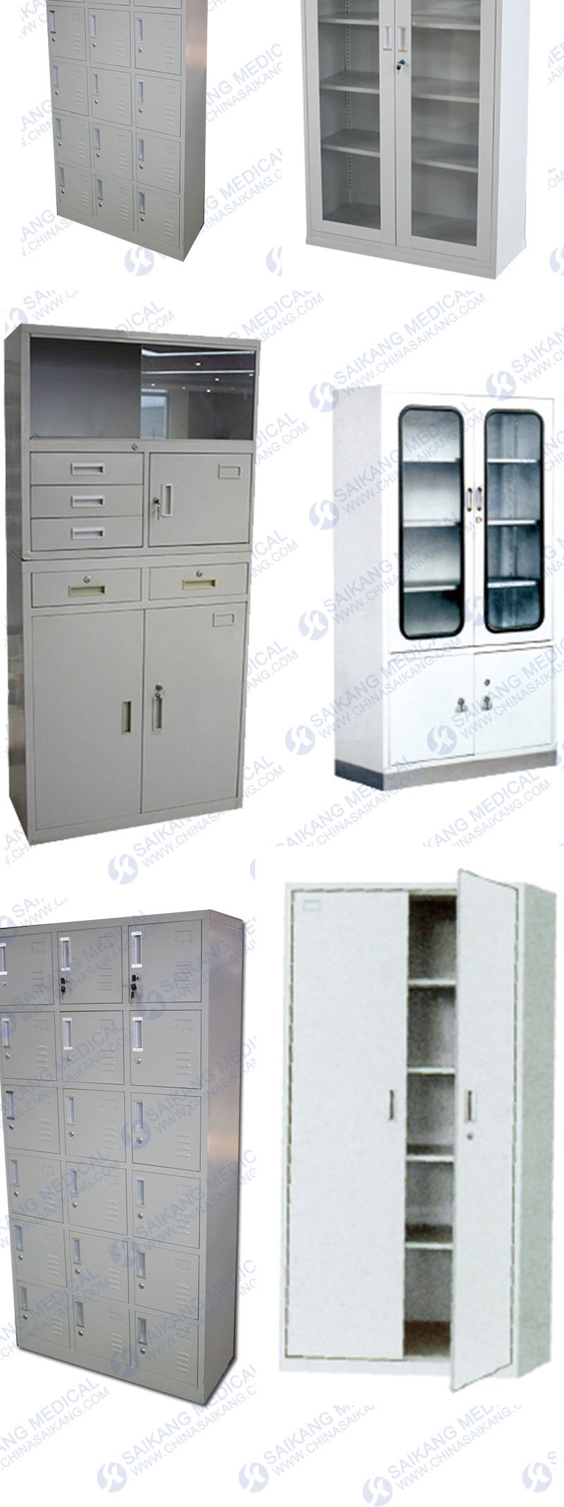 Hospital Instrument Cabinet First Aid Cabinet (SKH052)