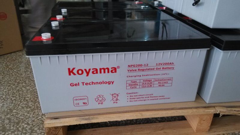 Koyama Factory Price Gel Battery 120ah 12V Solar Battery