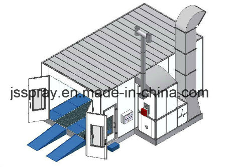 Automotive Spray Coating Booth Used in Bodyshops