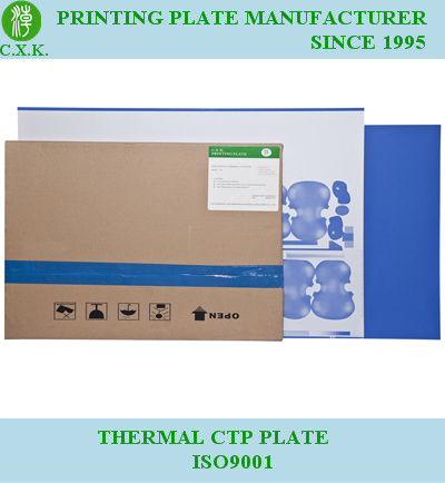 Koday System Quick in Water Balance Cxk Thermal Positive CTP Plate