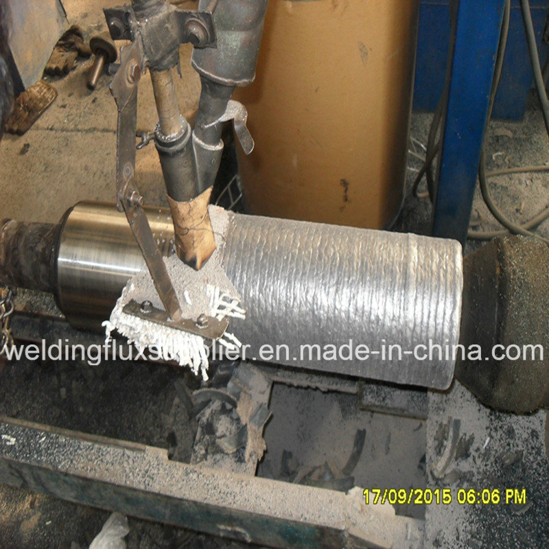 Agglomerated Welding Flux for Overlaying Roller