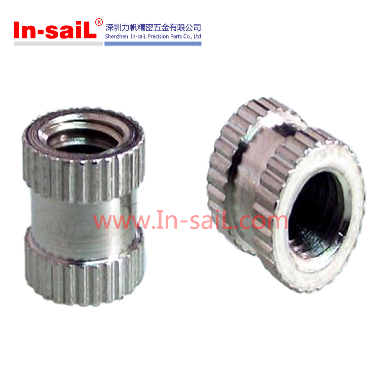 China Supplier Fastener Service Symmetrical Brass Threaded Inserts Nut for Plastic Manufacturer