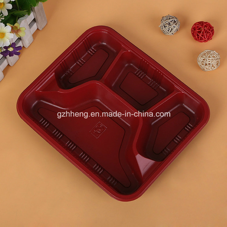 Customized Plastic Restaurant Fast Food Tray (PP food container)