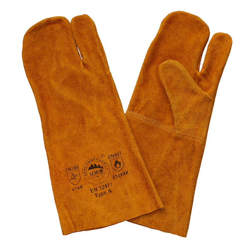 Safety Cowhide Leather Welders Gloves From Gaozhou, China