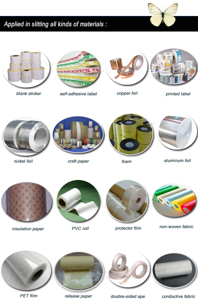 Non-Woven, Foam, Film, Label, Sticker, Paper Roll Slitter Rewinder Machine