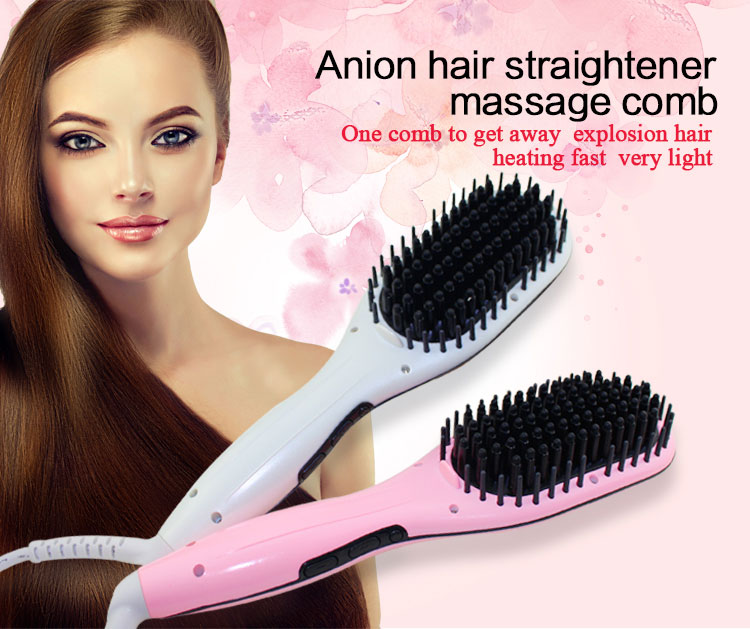 Portbale Automatic Steam LCD Screen Hair Straightener