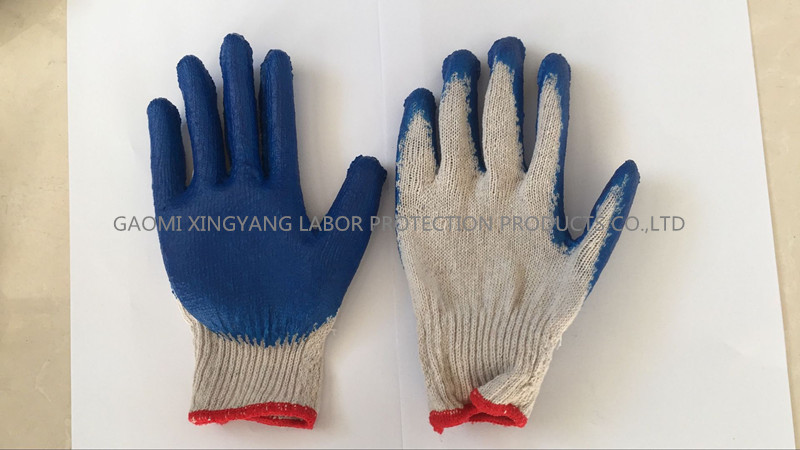 Latex Coated Smooth Finish Safety Gloves