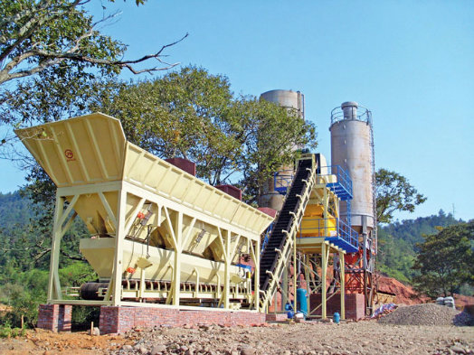 Hzs 60 Stationary Concrete Batching Plant (60m3/h)