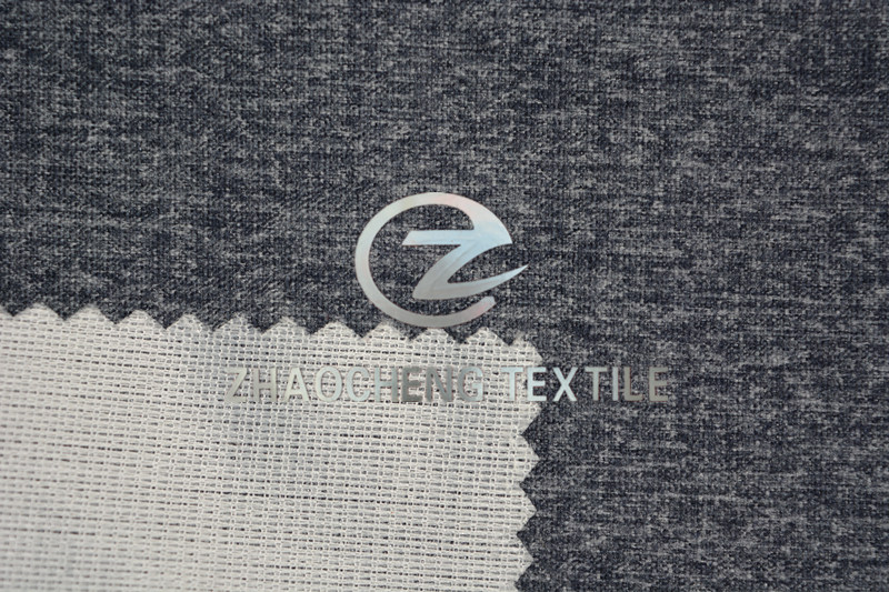 Two Tone Fake Woolen Velvet Bonded Knitted Fabric for Clothes, Trousers and Sofa Use