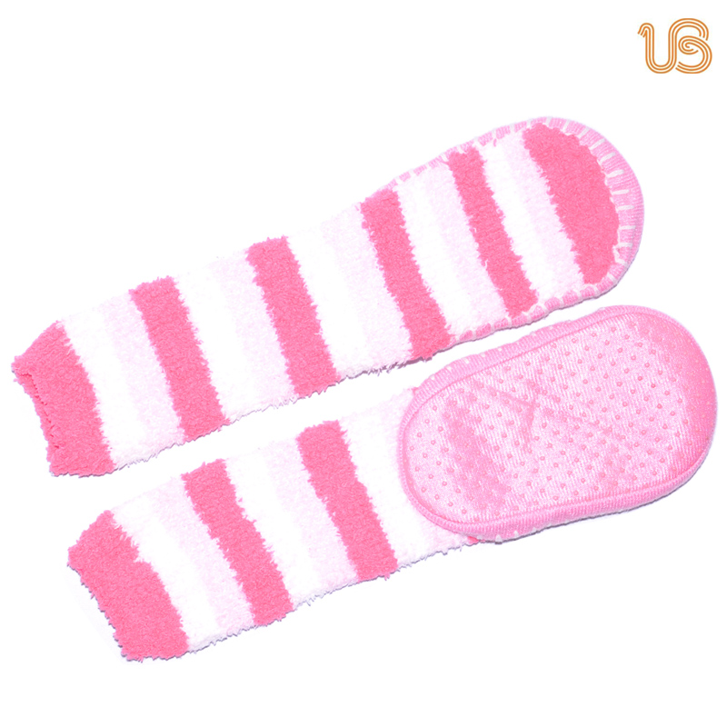 Baby's Floor Sock with Leather Anti Slip (UB-301)