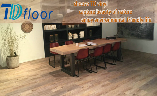 2.5mm No Click Glue Down Luxury Vinyl Plank Floor