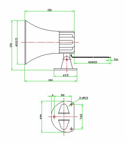 8ohm Power Electronic Siren Amplifier (FBELE)