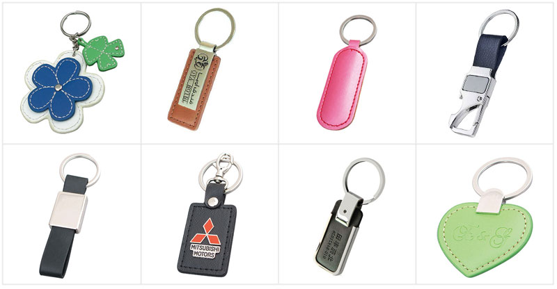 Metal Leather Key Chain Wholesale