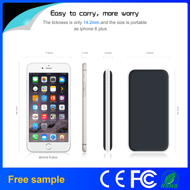 High Quality Portable Charger 10000mAh Power Bank Mobile Charger