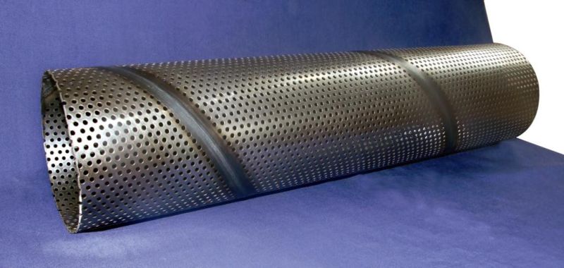 Aluminum 1060 Round Hole Perforated Metal Mesh